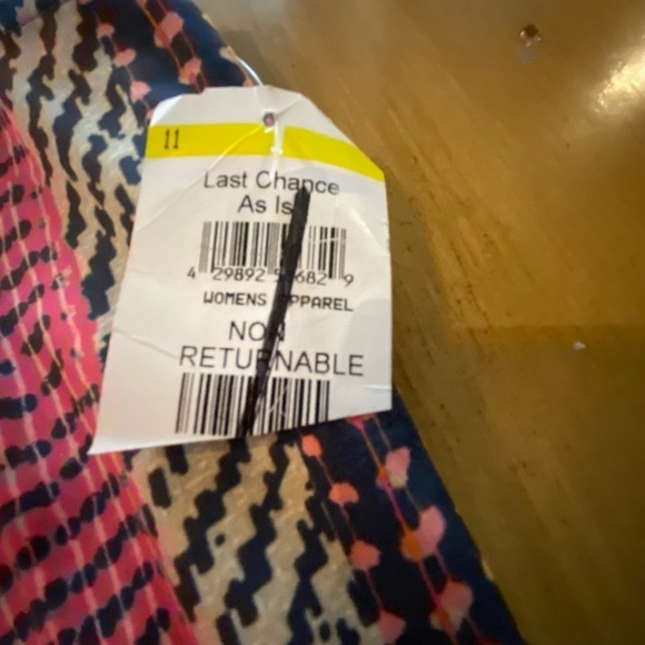 Nic & Zoe Spotty Stripes Maxi Sleeveless Cotton Print Dress New Large - Picture 11 of 14